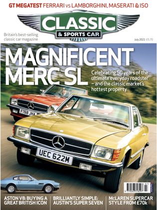 Classic & Sports Car, juli 2021 — forside